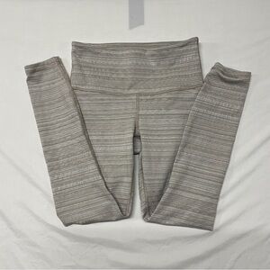 Striped Gray/Tan Leggings